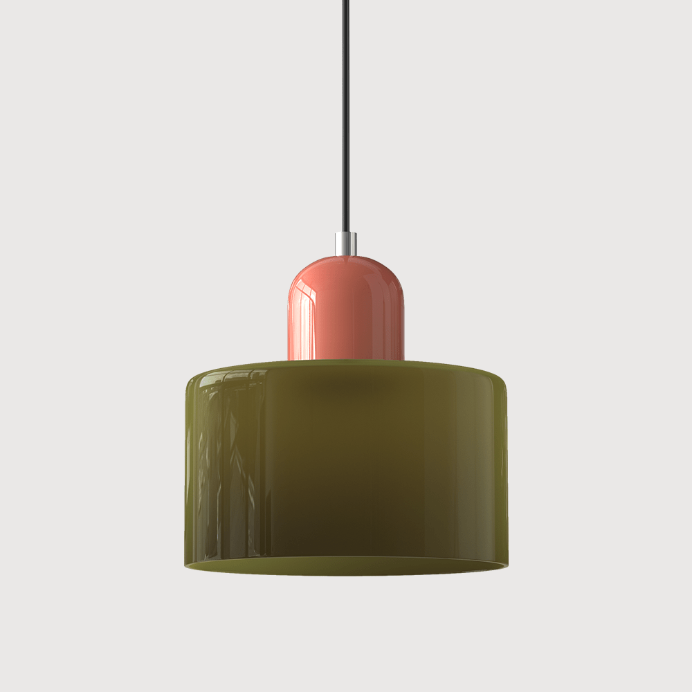 Bauhaus Colored Glass Pendant Light Modern Design