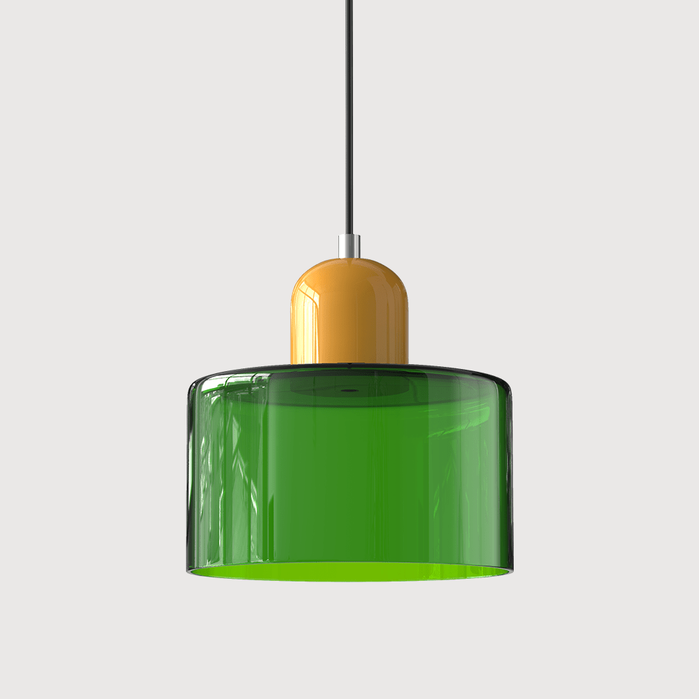 Bauhaus Colored Glass Pendant Light Modern Design