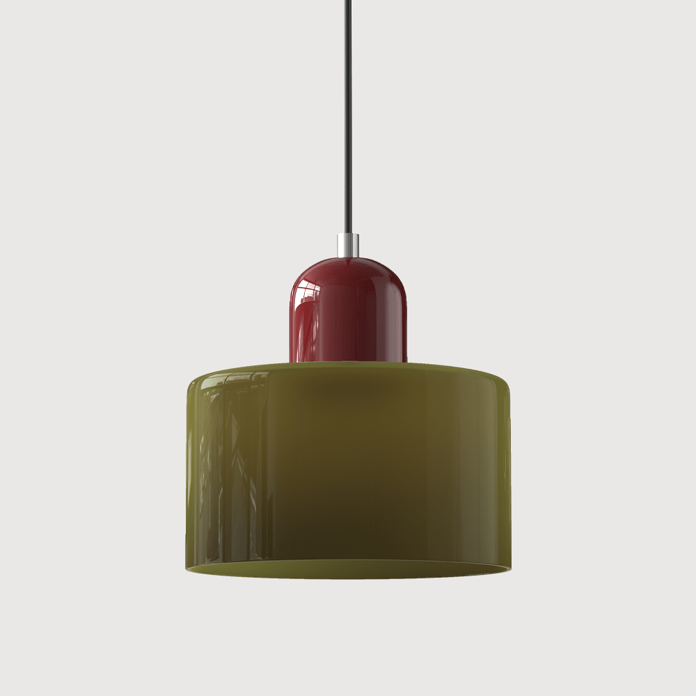 Bauhaus Colored Glass Pendant Light Modern Design
