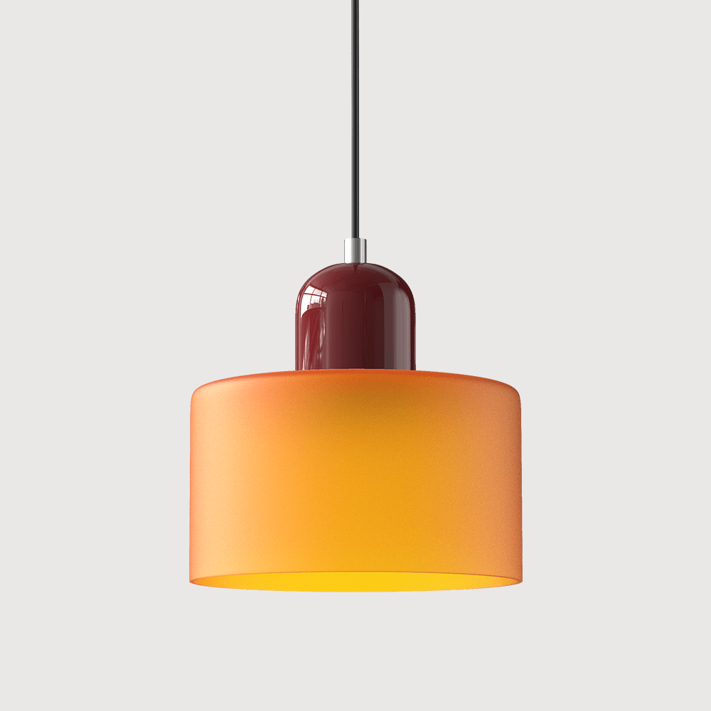 Bauhaus Colored Glass Pendant Light Modern Design