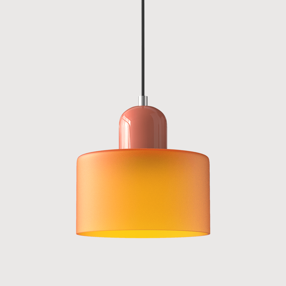 Bauhaus Colored Glass Pendant Light Modern Design