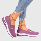Lora | Women Slip Resistant Walking Shoes With Rubber Sole