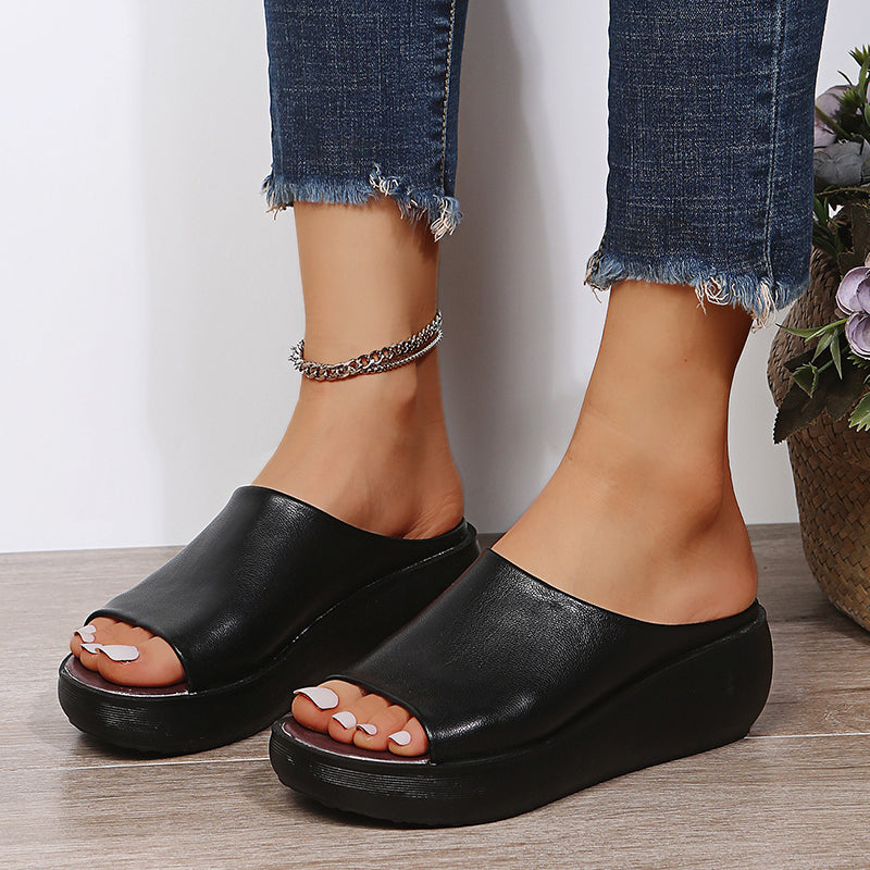 Elisa | Women Slip On Support Sandals With Sleek Design For Daily Wear Or Polished Outings