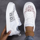 Camille | Elegante kant sneakers - Bellanza