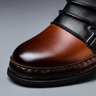 Lawson | Men Italian Leather Boots With Polished Finish Hand Stitched Construction Cushioned Insole And Sturdy Outsole