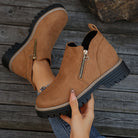Raely | Women Boots With Side Zipper Arch Support Cushioned Insole And Sturdy Outsole For Autumn Or Office