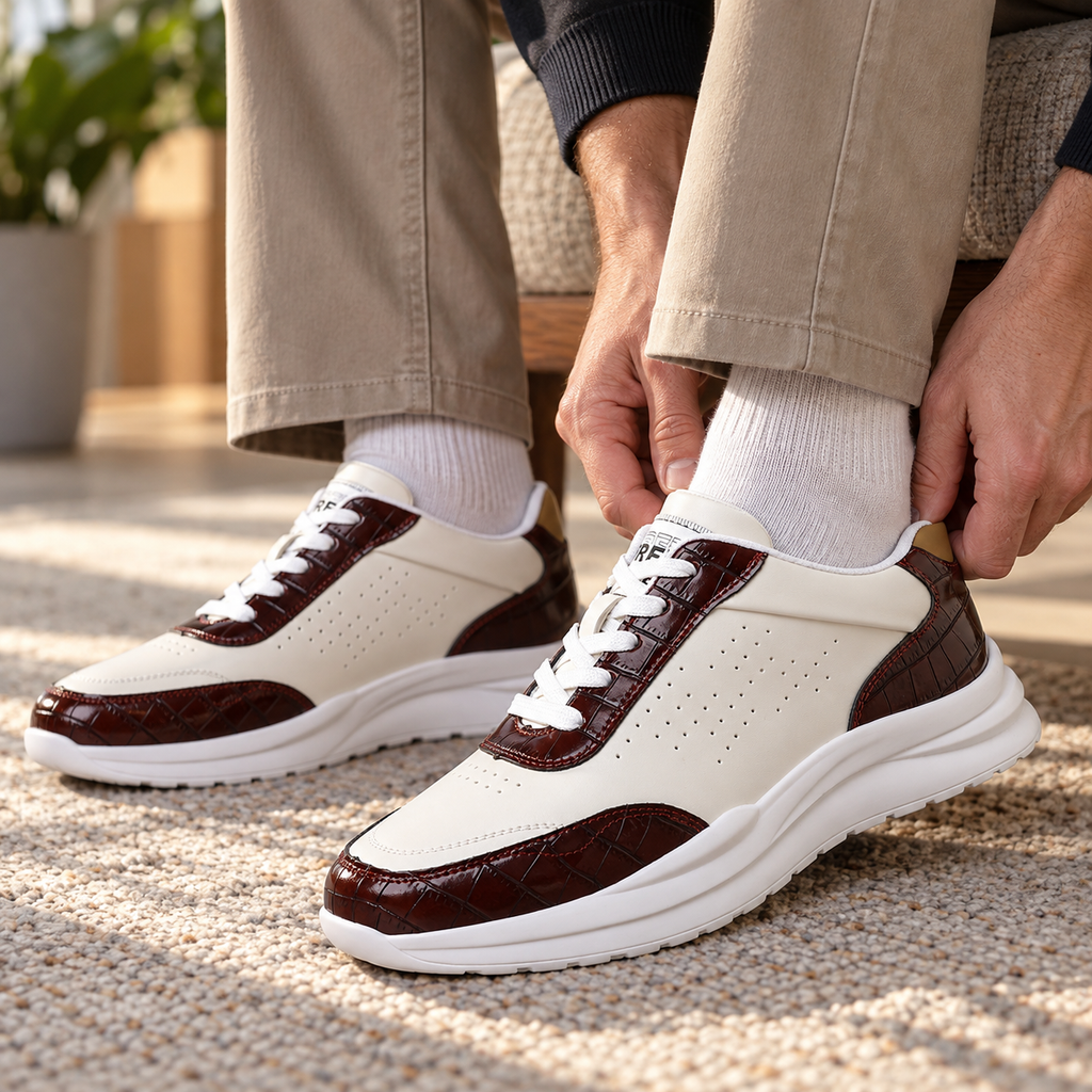 Lennox Men's Soft Casual Walking Shoes | Emory & Blanc