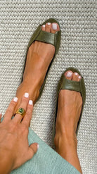 Adelina | Women Embellished Leather Sandals For Summer Days Or Special Occasions