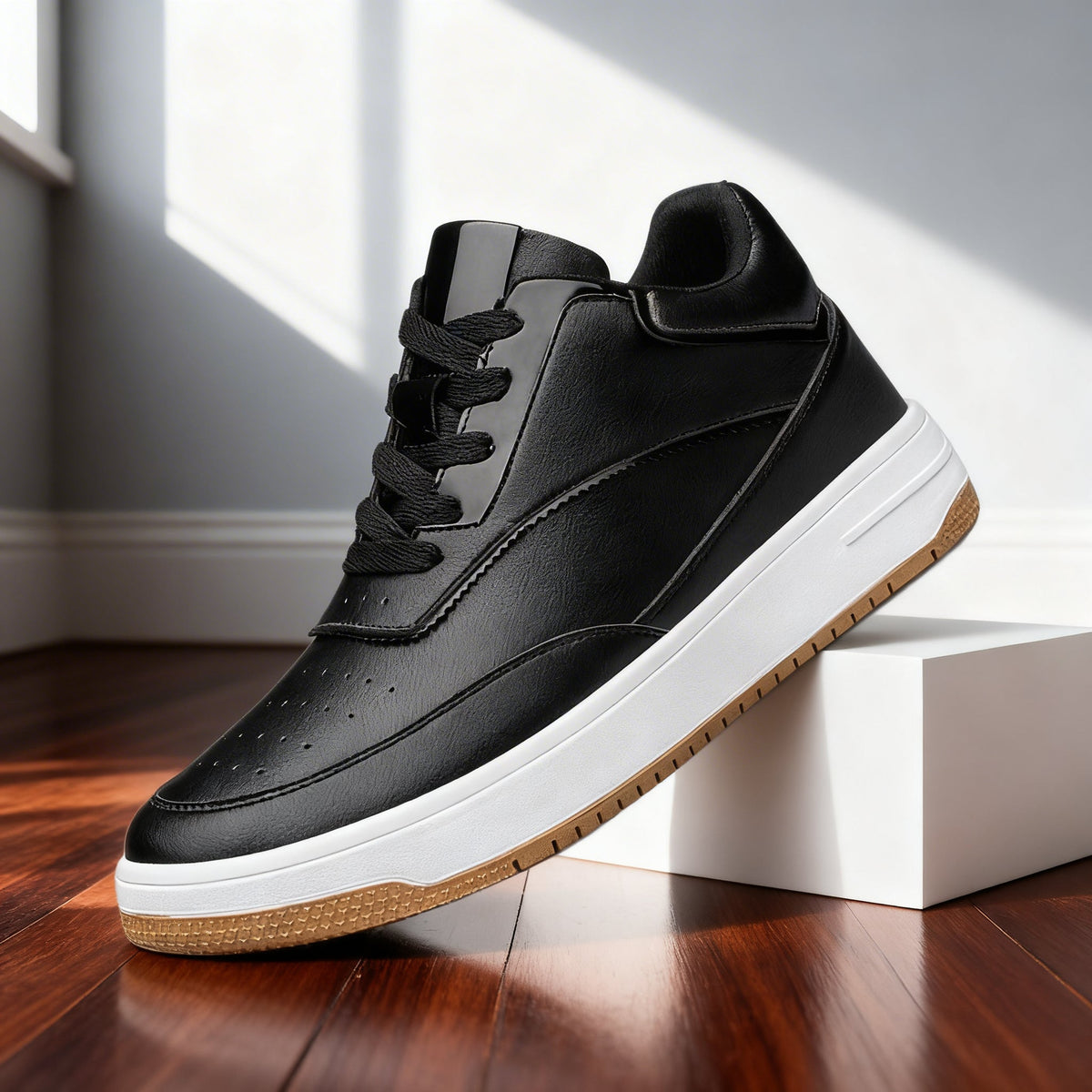 Desmond | Men Sneakers With Smooth Rich Upper Padded Collar Cushioned Insole And Sturdy Outsole For Daily Wear