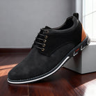Victor | Men Derby Sneakers With Textured Upper Cushioned Footbed And Padded Ankle Support For Office Or Weekend