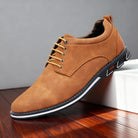Victor | Men Derby Sneakers With Textured Upper Cushioned Footbed And Padded Ankle Support For Office Or Weekend