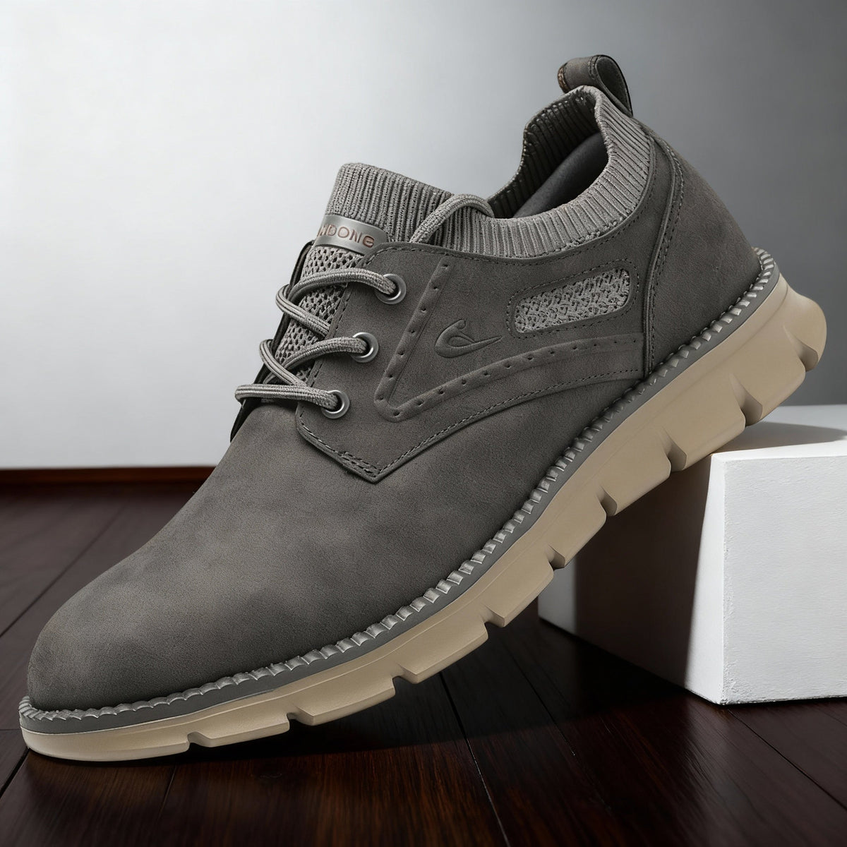 Marshall | Men Sneakers With Hand Stitched Detailing Ankle Sock Collar And Cushioning EVA Sole For Daily Miles