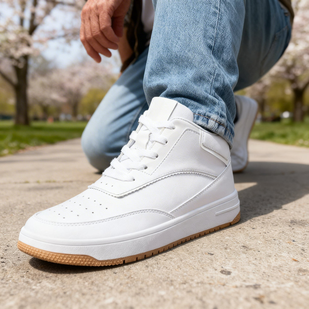 Desmond | Men Sneakers With Smooth Rich Upper Padded Collar Cushioned Insole And Sturdy Outsole For Daily Wear