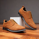 Victor | Men Derby Sneakers With Textured Upper Cushioned Footbed And Padded Ankle Support For Office Or Weekend