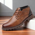 Bronco | Men Low Cut Chukka Boots With Reinforced Panels Sturdy Heel Frame And Cushioned Sole For Work Or Weather