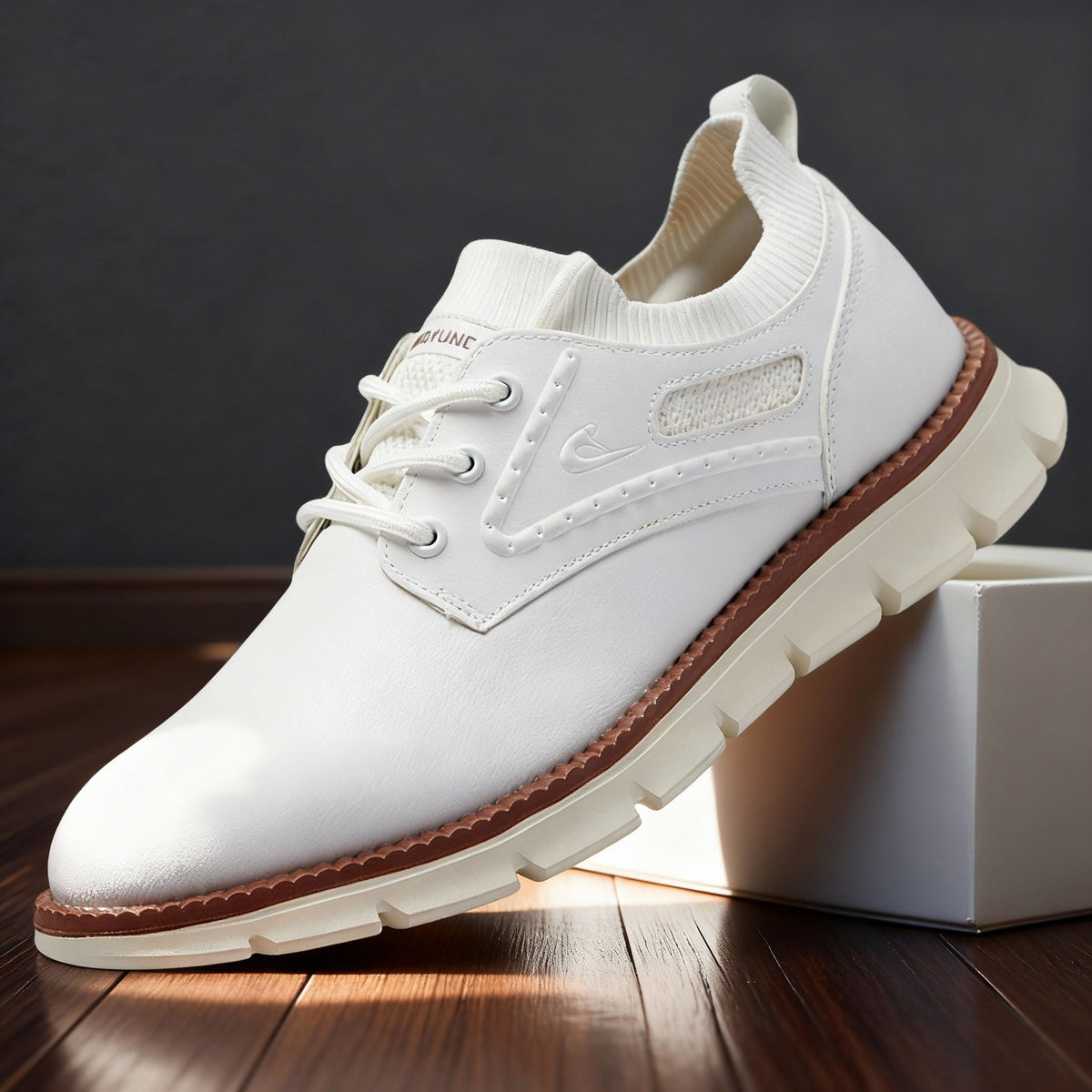 Marshall | Men Sneakers With Hand Stitched Detailing Ankle Sock Collar And Cushioning EVA Sole For Daily Miles