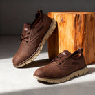 Marshall | Men Sneakers With Hand Stitched Detailing Ankle Sock Collar And Cushioning EVA Sole For Daily Miles