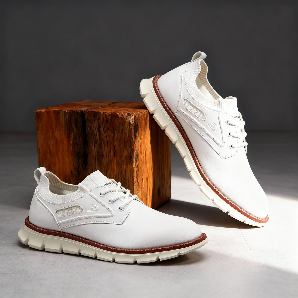 Marshall | Men Sneakers With Hand Stitched Detailing Ankle Sock Collar And Cushioning EVA Sole For Daily Miles