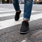 Victor | Men Derby Sneakers With Textured Upper Cushioned Footbed And Padded Ankle Support For Office Or Weekend
