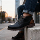 Bronco | Men Low Cut Chukka Boots With Reinforced Panels Sturdy Heel Frame And Cushioned Sole For Work Or Weather