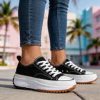Ella Orthopedic Platform Sneakers — styling shot