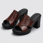Gisèle | Women Heeled Sandals With Padded Sole Adjustable Strap And Slip Resistant Outsole For Summer Days