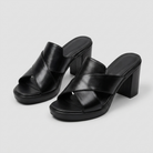 Gisèle | Women Heeled Sandals With Padded Sole Adjustable Strap And Slip Resistant Outsole For Summer Days
