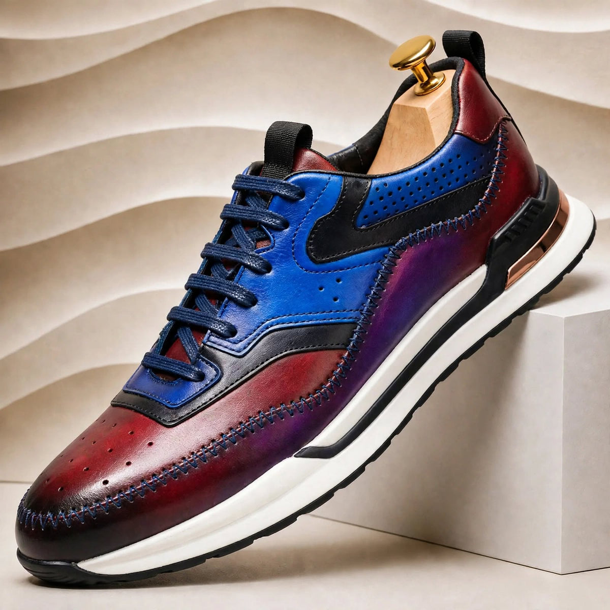 Castello Cowhide Leather Sneakers