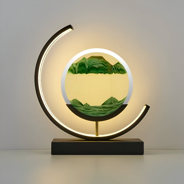 Virelle - LED Sand Lamp with Remote Control made of Glass, Dimmable