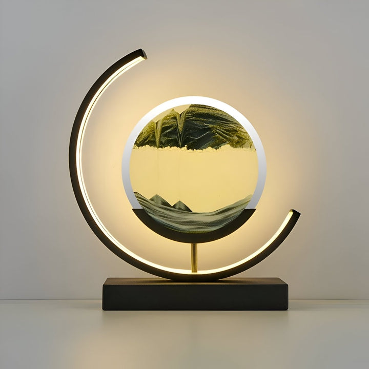 Virelle - LED Sand Lamp with Remote Control made of Glass, Dimmable