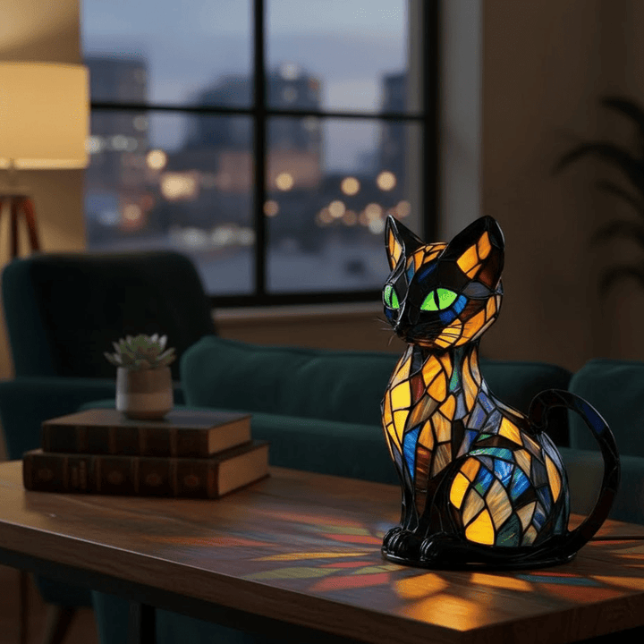 Lumikat – Handmade LED Cat Lamp for Coziness & Gifts