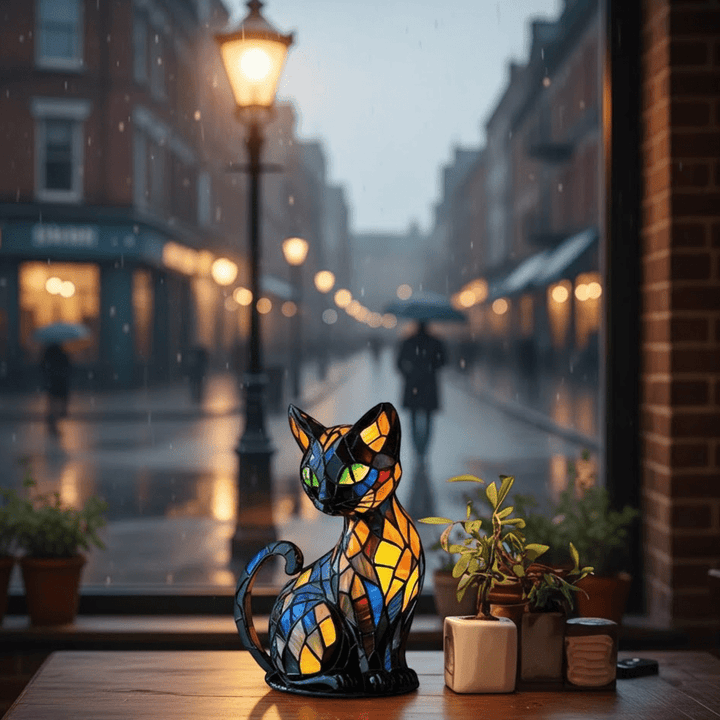 Lumikat – Handmade LED Cat Lamp for Coziness & Gifts
