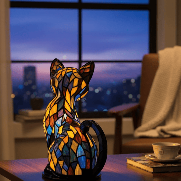 Lumikat – Handmade LED Cat Lamp for Coziness & Gifts
