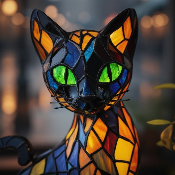 Lumikat – Handmade LED Cat Lamp for Coziness & Gifts