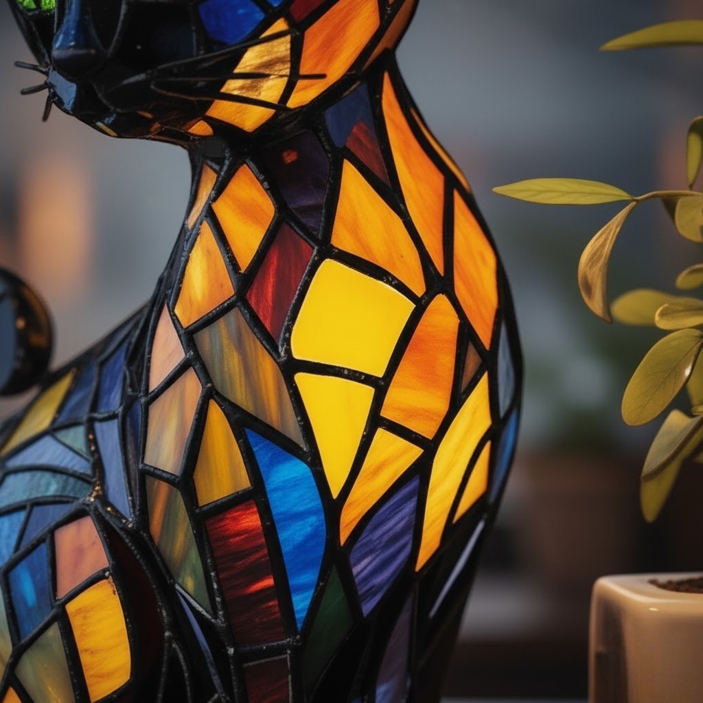 Lumikat – Handmade LED Cat Lamp for Coziness & Gifts