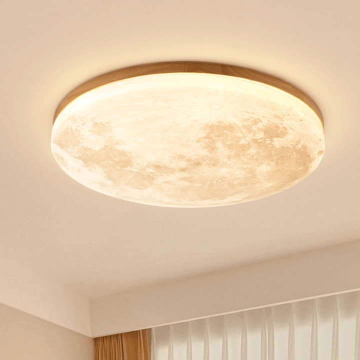 Moon Ceiling Lamp – Modern Dimmable LED Design