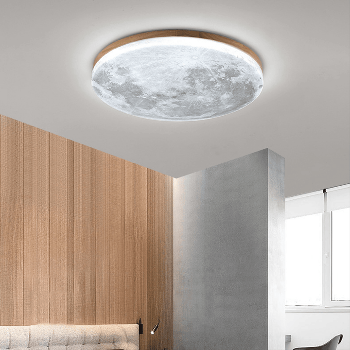 Moon Ceiling Lamp – Modern Dimmable LED Design