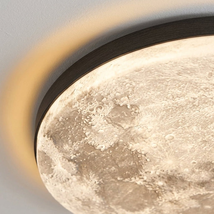 Moon Ceiling Lamp – Modern Dimmable LED Design