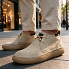 Hugh | Men Suede Leather Chukka Boots With Cushioned Sole Smooth Lining And Reinforced Heel For Autumn Days