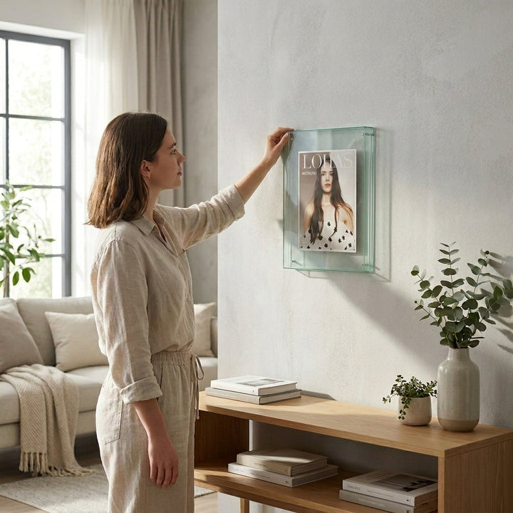 Frameless Transparent Photo Frame