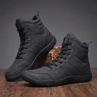 Mason High-Top Lace Sneakers - Color:Black;Size:38