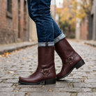 Men’s Cowboy Boots Harness Style | Mid Calf
