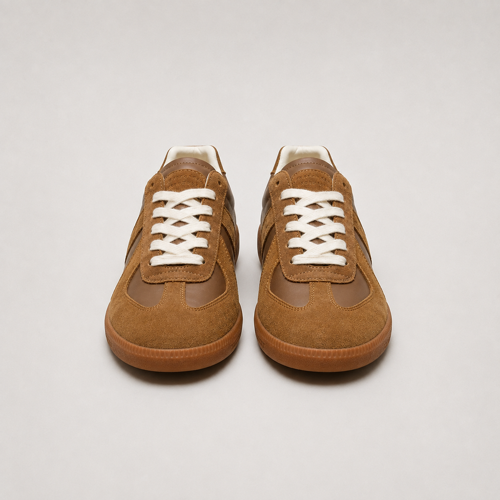 Men's german army trainers, retro low top gum sole, photo 2