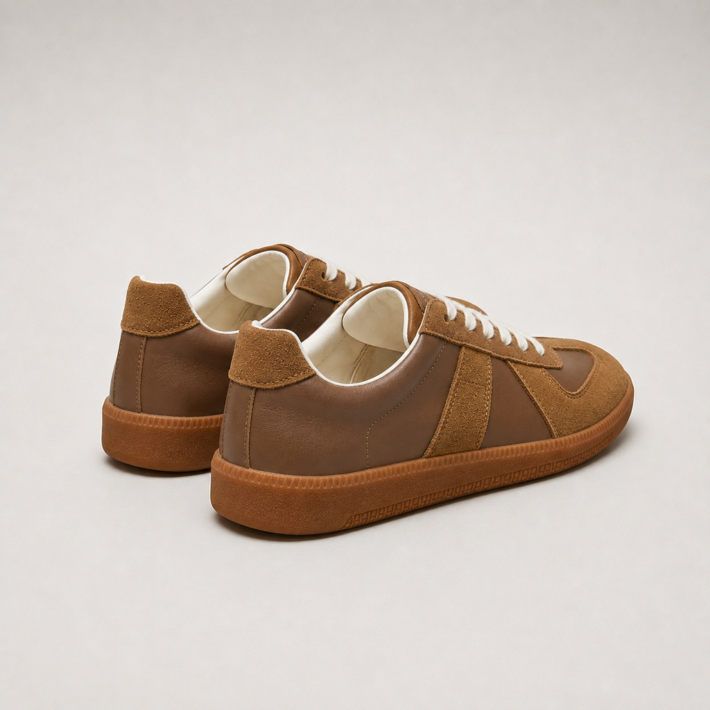 Men's german army trainers, retro low top gum sole, photo 3