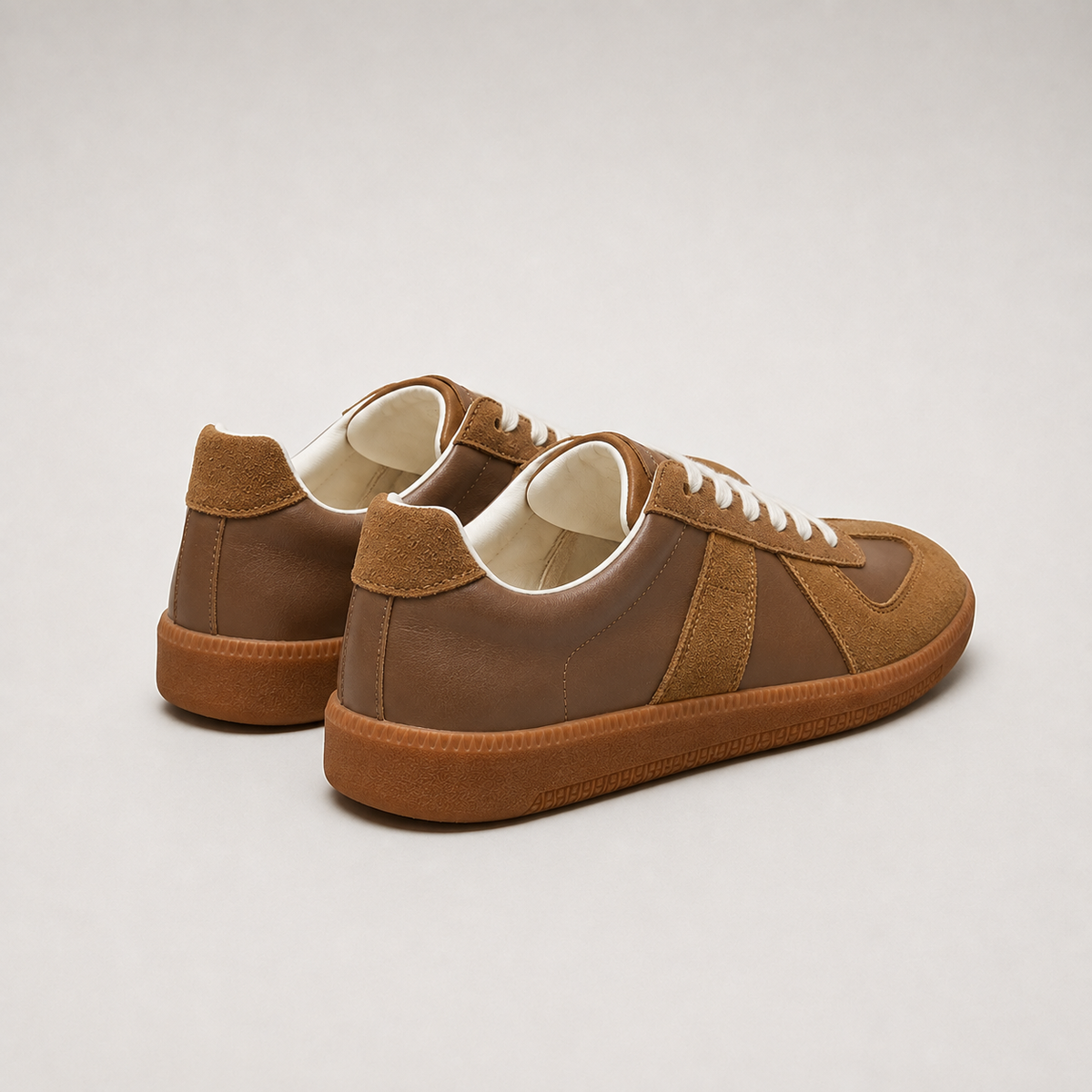 Men's german army trainers, retro low top gum sole, photo 3