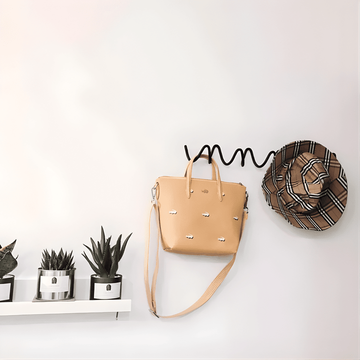 Minimalist Wall Coat Rack with Modern Metal Design