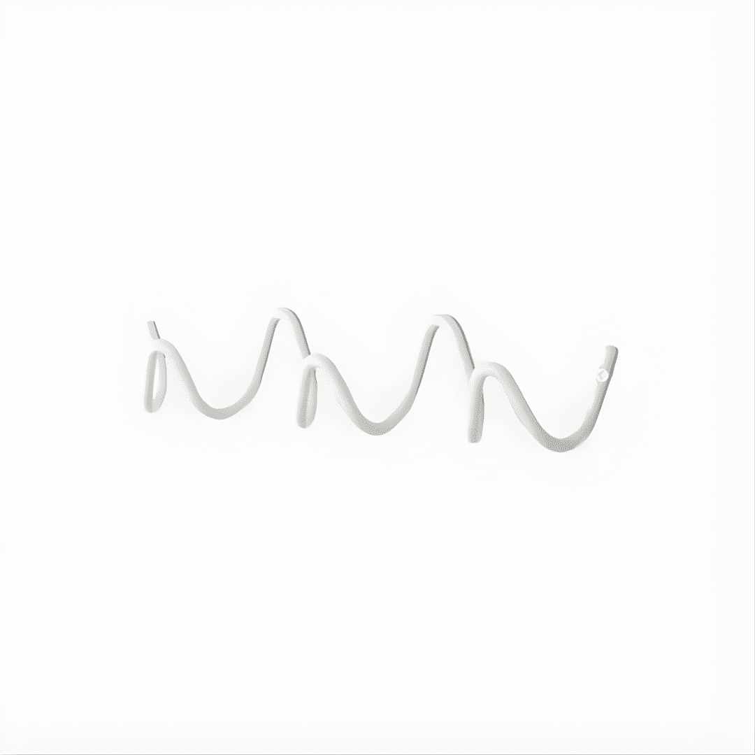Minimalist Wall Coat Rack with Modern Metal Design