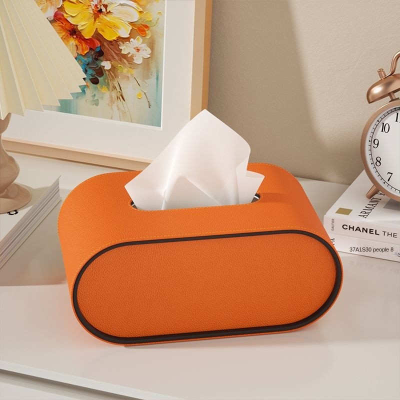 EliteLuxe – Stylish Leather Tissue Box with Timeless Elegance
