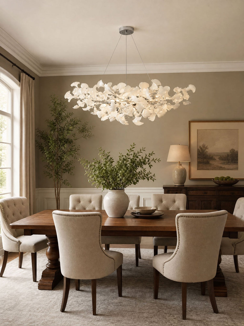 Horizon Bloom Gingko Chandelier