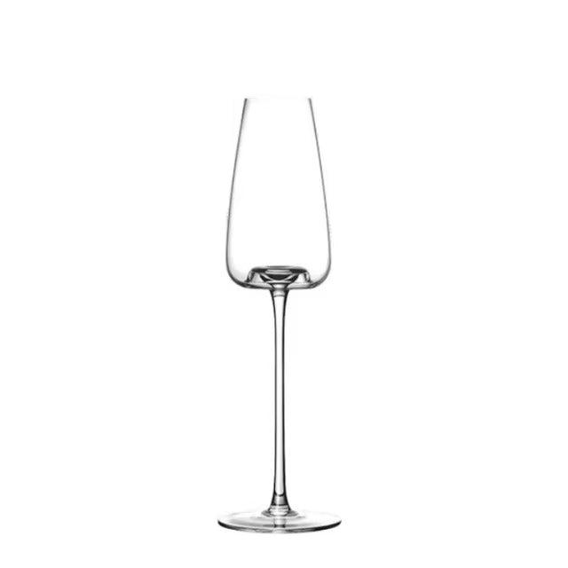 Elegant Crystal Glasses for Wine and Champagne – Handcrafted from Glass